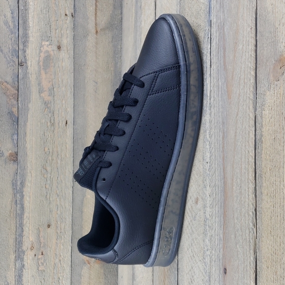 adidas Men's Advantage Tennis/Casual Sneakers Black - Picture 2 of 9